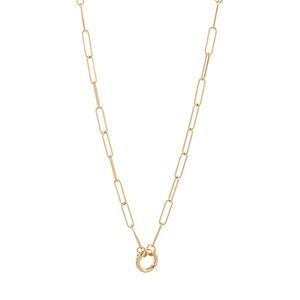 Jump Ring Center Paper Clip Chain